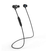 Wireless Sport Earphones with Magnetic Controlled Switch In Black - King Vegan T's