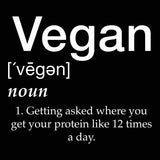 Vegan Defined by Protein Women's Fit T-Shirt - King Vegan T's